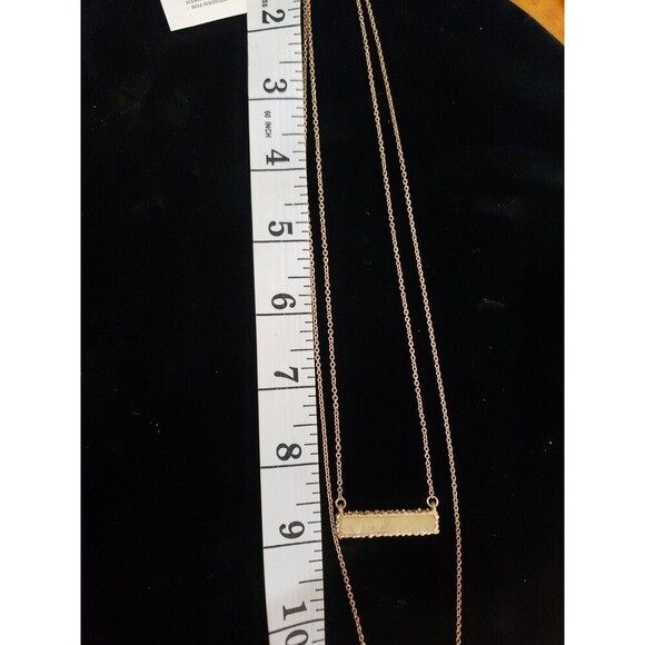 Laura Ford Dounle Necklace 17" Total Adjustable Drop. - Picture 12 of 14